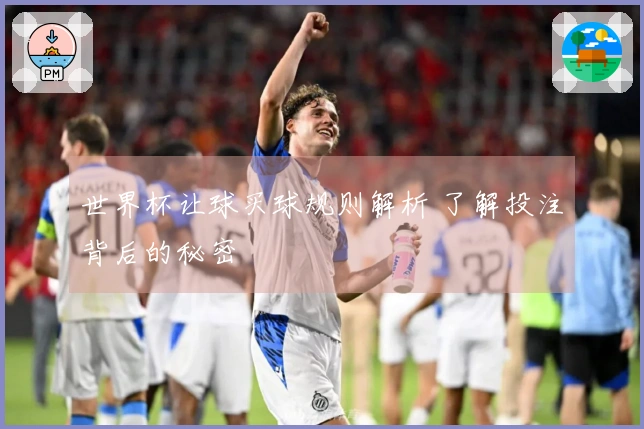 世界杯让球买球规则解析 了解投注背后的秘密